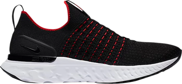 Men’s Nike React Phantom Run Flyknit 2 'Black University Red'